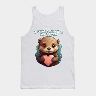 Kawaii cute otter Tank Top